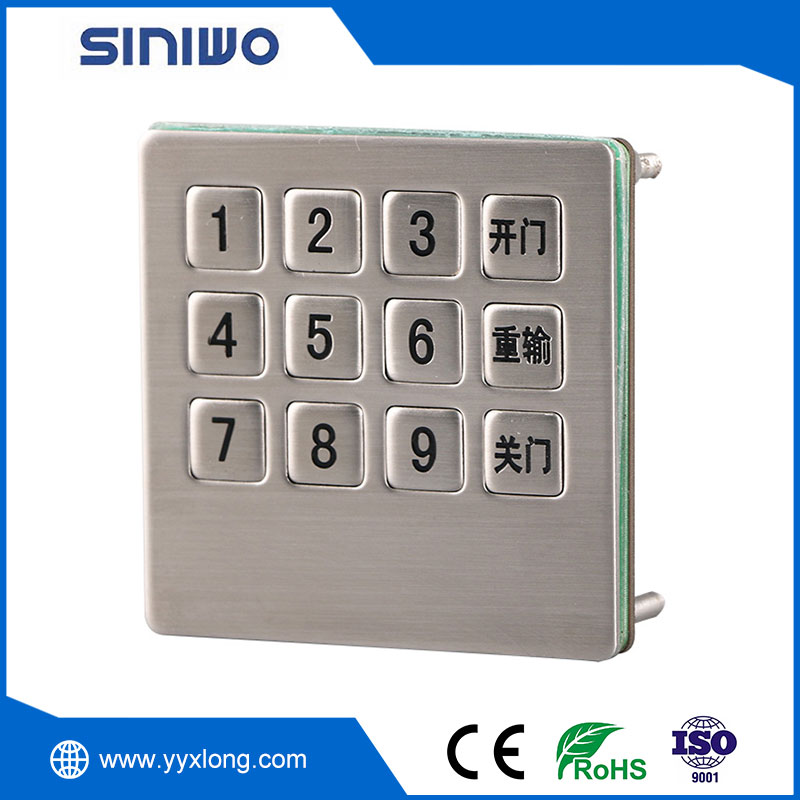 Industrial Access Control System Keypad