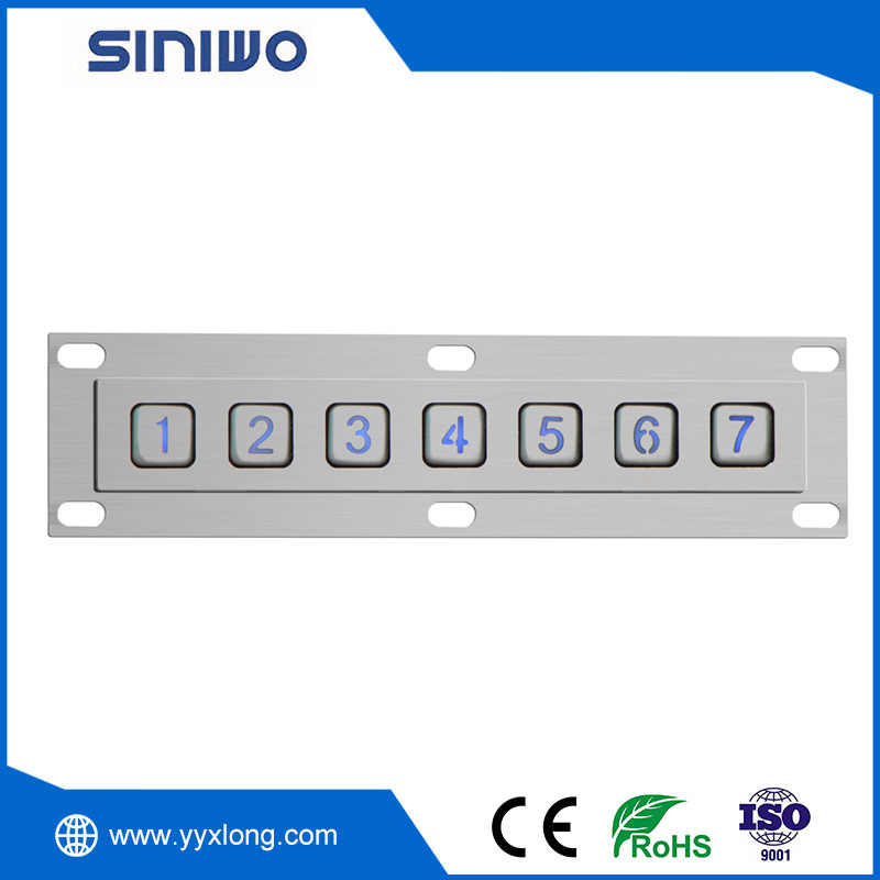 Industrial USB Kiosk Illuminated Keypad