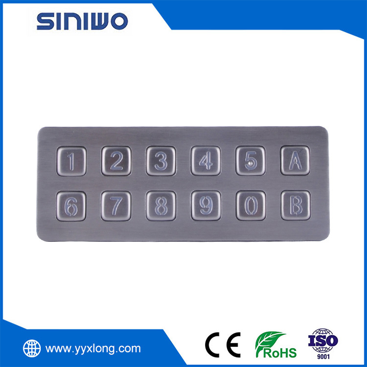 Confragosa Industrial Metal Keypad