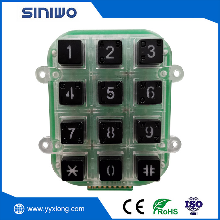 IMPERVIUS Industrial 3x4 SWITCH Keypad