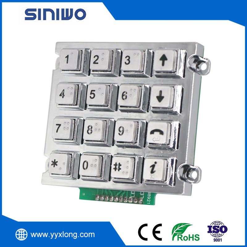 Cadmiae Alloy Industrial Keypad